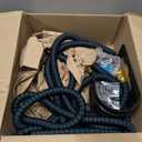 50 ft Expandable Garden Hose - Kink Free Flexible Water Hose with Thumb-Controlled 10-Function Nozzle, 3/4 Solid Brass Connectors, Retractable Latex Core - Lightweight Expanding Hose