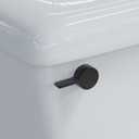 RAVINE Premium Modern Luxury Universal Toilet Handle Replacement, Majestic Collection. Toilet Lever Replacement, Easy Install (Black, Front Mount)