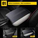 AOMSAZTO Armrest for Honda CRV 2017-2022 Black with White