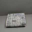 Runner Rug 28, Vintage Boho Rug,Ultra-Soft Low Pile, Washable, Non Slip,Stain Resistant Printed Carpet for Hallway Kitchen Living Room Bedrooms Playroom Office, Light Blue