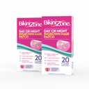 Bikini Zone Ingrown Hair Patches, Hydrocolloid Treatment for Day/Night Use, 20 Count 2 Pack