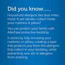 AllerEase Maximum Allergy Mattress Protector, Twin XL Size
