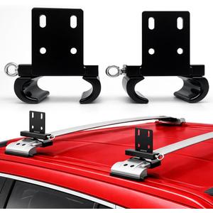 Offroading Gear Awning Roof Rack Mounting Brackets (Universal) for LED Light Bars & Awnings for Overlanding, SUVs, Cars & Vans