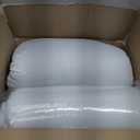 Serta Won't Go Flat Standard/Queen Size Set of 2 Down Alternative Cooling Bed Pillows, Extra Life Foam Core with Medium Support, Perfect for Back, Stomach or Side Sleepers, White