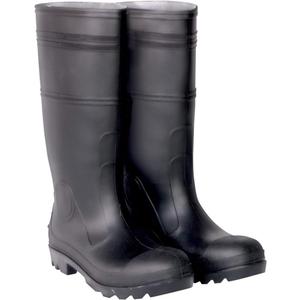 CLC Custom Leathercraft Climate Gear R230 Over The Sock Black PVC Rain Boot, 11 
