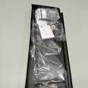 SUNTECH Garage Paper Towel Holder with Shelf, One Hand Tear, 12 inch Shop Paper Towel Holder, Paper Towel Holder Wall Mount with 2 Detachable Hooks for Garage and Tool Room (Black)