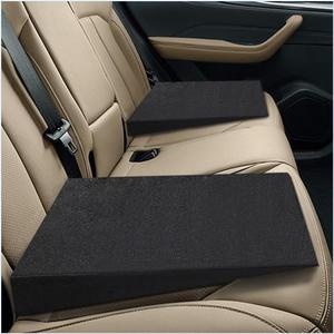 2PCS Auto Seat Wedge Leveling Cushion, Comfortable Ergonomic Wedge Foam Pad Car Seat Cushion, Angled Design Rear Seat Pad Office Chair Support Cushion for Pain Relief