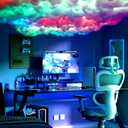 16.5 FT Cloud Lights for Ceiling, Upgraded Thundercloud Music Sync Multicolor Changing Strip Light, Atmosphere DIY Creative Thunder Cloud Lamp Wall Ceiling Light for Bedroom Gaming Room Party