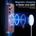 Hocase for Samsung Galaxy S25 Plus Case, with Ring Stand [Magnetic Wireless Charging Supported] [Military Grade Protection] Slim Shockproof Translucent Protective Phone Case - Wine Red