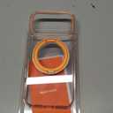 TORRAS 360 Magnetic Stand for iPhone 17 Pro Max Case, [Fit for MagSafe] [4X Military-Grade Protection] Slim Case for iPhone 17 Pro Max 6.9" 2025, Clear-Orange, Ostand O3 Fitness Series