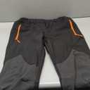 Gash Hao Mens Snow Ski Waterproof Softshell Snowboard Pants Outdoor Hiking Fleece Lined Zipper Bottom Leg 32x32