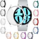 [12 Pack] YUVIKE Watch Screen Protector Compatible with Samsung Galaxy Watch 6 44mm, Soft TPU Watch Case Full Anti Golpes Protective Cover for Galaxy6 Smart Watch 44mm