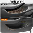2026 Tesla Model Y Juniper Car Door Side Storage Box Organizer Full-Cover Front and Rear Door Slot Tray Mats Organizer TPE Material Model Y Accessories 4PCS