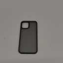 TORRAS Shockproof for iPhone 12 Case/for iPhone 12 Pro Case, [Military Grade Drop Tested] Translucent Matte Hard PC Back with Soft Silicone Edge Slim Protective Guardian, Black