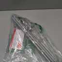 Silver Curtain Rod 84 inch, Heavy Duty Curtain Rods for Windows Adjustable, 1 inch Metal Drapery Rods with End Cap Finials, Modern Drapery Rods for Sliding Door, Bedroom, Living Room