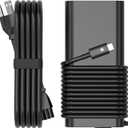 130W Laptop Charger USB C Power Adapter Compatible with Dell XPS 15 2in1 9575,Precision 5530 2in1 5550 5750 3550 3551 Latitude 7410 7310 7210 9410 9510 9575 5420 Power Supply Cord