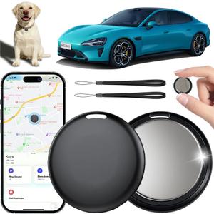 GPS Tracker for Vehicles No Subscription - Hidden Tracker Device for Vehicles, Mini Car Tracker Tag Work with Find My (iOS Only), Tracking Device for Kids, Key, Pet, Luggage