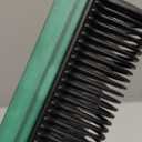 Five Temperature for Quick Heating of The Straight Hair Brush(LCD Green, US)