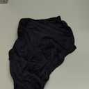 Vanity Fair Women's High Waisted Underwear, Full Coverage Ladies Panties, Perfectly Yours Briefs (7, Nylon - Midnight Black)