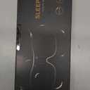 MZOO Luxury Sleep Eye Mask for Side Sleeper Men Women, Zero Eye Pressure 3D Sleeping Mask, Light Blocking Patented Design Night Blindfold, Soft Eye Shade Cover for Travel, Blue