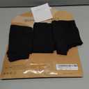 SHARICCA Womens Seamless Underwear No Show Hipster Panties Invisible Lightweight Nuage Bikinis Briefs Microfiber Pack (Large, All Black)