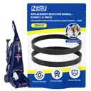 Replacement Belts for Bissell Proheat Vacuum  2-Pack Brush & Drive Belts  Fits Models 1694W, 1697, 1698, 1699, 1799, 1846, 7901, 7920, 7950, 8806, 8905, 8910  Replaces Parts 0150621