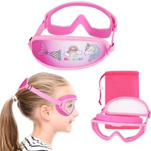 Kids Goggles Swimming 4-7,Kids Goggles Fabric Strap,Wide View Swimming Goggles for Toddler (1pk Mask - Mermaid) Kids Goggles Swimming 4-7,Kids Goggles Fabric Strap,Wide View Swimming Goggles for Toddler (1pk Mask - Mermaid)