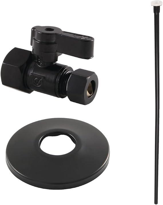 Kingston KF43150TKF20 Toilet Supply Kit, Matte Black