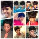 Short Curly Pixie Cut Wig Human Hair for Black Women Short Human Hair Pixie Cut Glueless Wigs Natural Curl Hair Black Pixie Wigs for Daily Use
