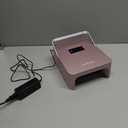 Lavinda 60W Large Professional Nail Lamp with Portable Handle, UV/LED Nail Dryer with Features Dual-Temp Control & LCD Timer,Rechargeable 5200mAh for Cordless Salon. (Rose Gold Pro)