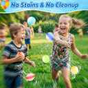 12 Pcs Reusable Water Balloons for Kids, Quick Fill, Self Sealing, Non-Magnetic, Silicone, Refillable Water Balloons, Backyard, Pool, Beach Water Games for Boys & Girls, Water Toys for Kids Ages 4-8