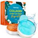 Under Eye Patches 30 Pairs Hydrating Gel Masks with Collagen, Retinol & Albizia Bark | Helps Reduce Fine Lines, Wrinkles, Dark Circles, Puffiness & Eye Bags