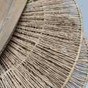 CHI AN HOME Wicker 23 Inch Jute Wall Decor Baskets, Set of 6 Extra Large Woven Jute Wall Plates, 23",21",15",13",12,10", Decorative Baskets for Wall Arts, Wall Hanging for Bedroom, Living Room, Office