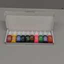 JDiction ResinCrete Pigment, 10 Color Highly Concentrated ResinCrete Dye for DIY Jewelry Making, Vivid Color Premium Quality Easy to Use for Paint, Craft-10ml Each (Multiple Colour)