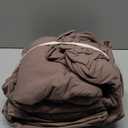 PURE ERA Jersey Knit 4pc Bed Sheet Set 100% T-Shirt Cotton Super Soft Comfy Breathable Fits Mattress Up to 20" Extra Deep Pocket (New Solid Brown, King)
