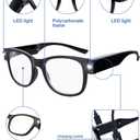 SKYWAY 2pack Reading Glasses Lighted Rechargeable Bright LED Readers with Lights