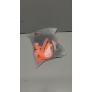 Dog Suspender Boots, Anti-Slip & Fall Waterproof Dog Shoes Leggings, Dog Paw Protector for Small Medium Dogs, Adjustable Dog Boots Pet Shoes for Outdoor Walking (Orange)