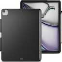 MAGEASY CoverBuddy Lite for M3/M2 iPad Air 13 (2024-2025) - iPad Air Case Compatible with Magic Keyboard, with Apple Pencil Pro Pencil Holder - Black