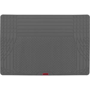 Motor Trend FlexTough Gray SUV Cargo Liner & Car Trunk Mat - Universal Trim-to-Fit All Weather Cargo Mats for Back of SUV - SUV Trunk Mat & Trunk Liner Floor Mat Cargo Cover - Trunk Cover