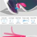 BangLong Polarized Sports Sunglasses for Men Women, UV Protection Sun Glasses for Baseball Running Cycling Fishing (White)