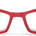 2SeeLife Premium Cat Eye Reading Glasses for Women Narrow-Medium Fit, Sturdy Frame, Spring Hinges, Stylish Funky Readers, Red, +1.75