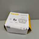 Conair Double Ceramic Hot Rollers for Long, Medium & Short Hair, 5 Ceramic Flocked 1-Inch Heated Hair Rollers with Clips, Hot Curlers for Women, Volume & Curls, Dual Voltage, Pink/White