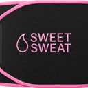 Sports Research Sweet Sweat Waist Trimmer (Core Series) - Premium Sweat Enhancing Fitness Band for Women & Men (XX-Large, Black/Pink)
