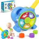 Baby Toy for 6 12 18 Months, Musical Toys for Infant 6 7 8 9 10 11 12 Months, Christmas Birthday Gifts for Toddler, Early Learning Educational Toy with Light Sound for Kids 1 2 3 Year Old Boys Girls