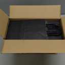 MESHA Black Gift Bags 5.25x3.75x8 Inch Small Kraft Paper Bags with Handles Bulk, 100 Pack for Small Business,Wedding Party Favor