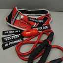 Service Dog Vest Harness and Leash Set, Animire in Training Dog Harness with 10 Dog Patches, Reflective Dog Leash with Soft Padded Handle for Small, Medium, Large, and Extra-Large Dogs (RED,S)