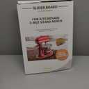 Mixer Slider Compatible with Kitchen aid Mini 3.5 Qt Tilt-Head Stand Mixe - Kitchen Countertop Storage Mover Sliding Caddy for Kitchen Aid Artisan Mixer (3.5 QT - Brown)