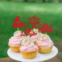 4 x 24PCS 2024 Graduation Lawyer Cupcake Toppers Law School Graduation Theme Party Cake Toppers Picks Case Closed Jurisprudence Lawyer Party Decorations Supplies Red