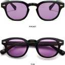 Gtand Unisex Vintage Retro Round Style Tinted Sunglasses For Men Women Fashion Circle Sun Glasses 46mm