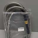 Short Metal Garden Hose 15 ft Connector, Stainless Steel Small Hose Extension Adapter for Hose Reel, Long, Flexible, Lightweight & Heavy Duty Water Pipe, No Kinking Outdoor Water Hose for Yard 15 Feet